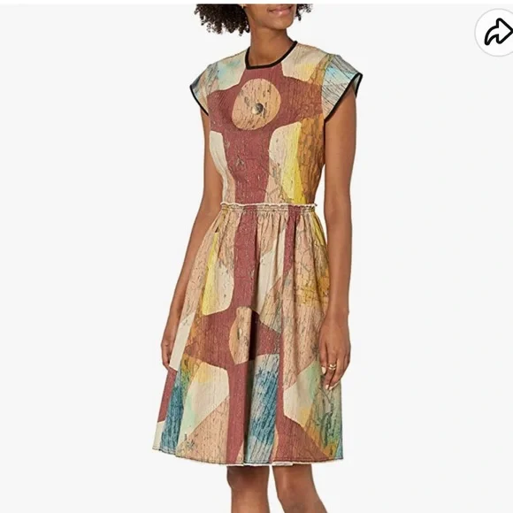 Making The Cut | Dresses | Making The Cut Carnaval Printed Fit Flare Dress  W Measurements Xs | Poshmark